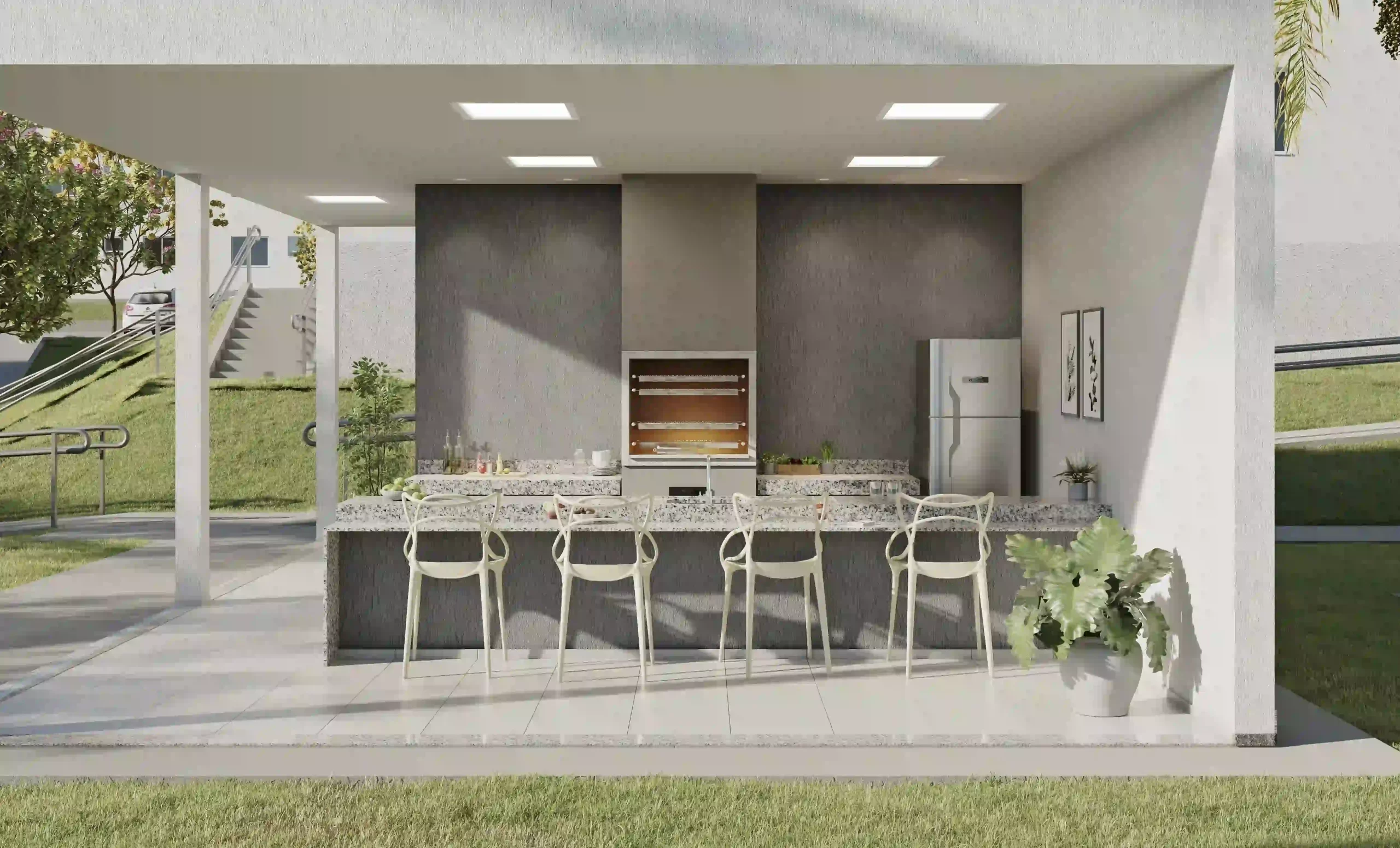 Residencial Tulle - Churrasqueira