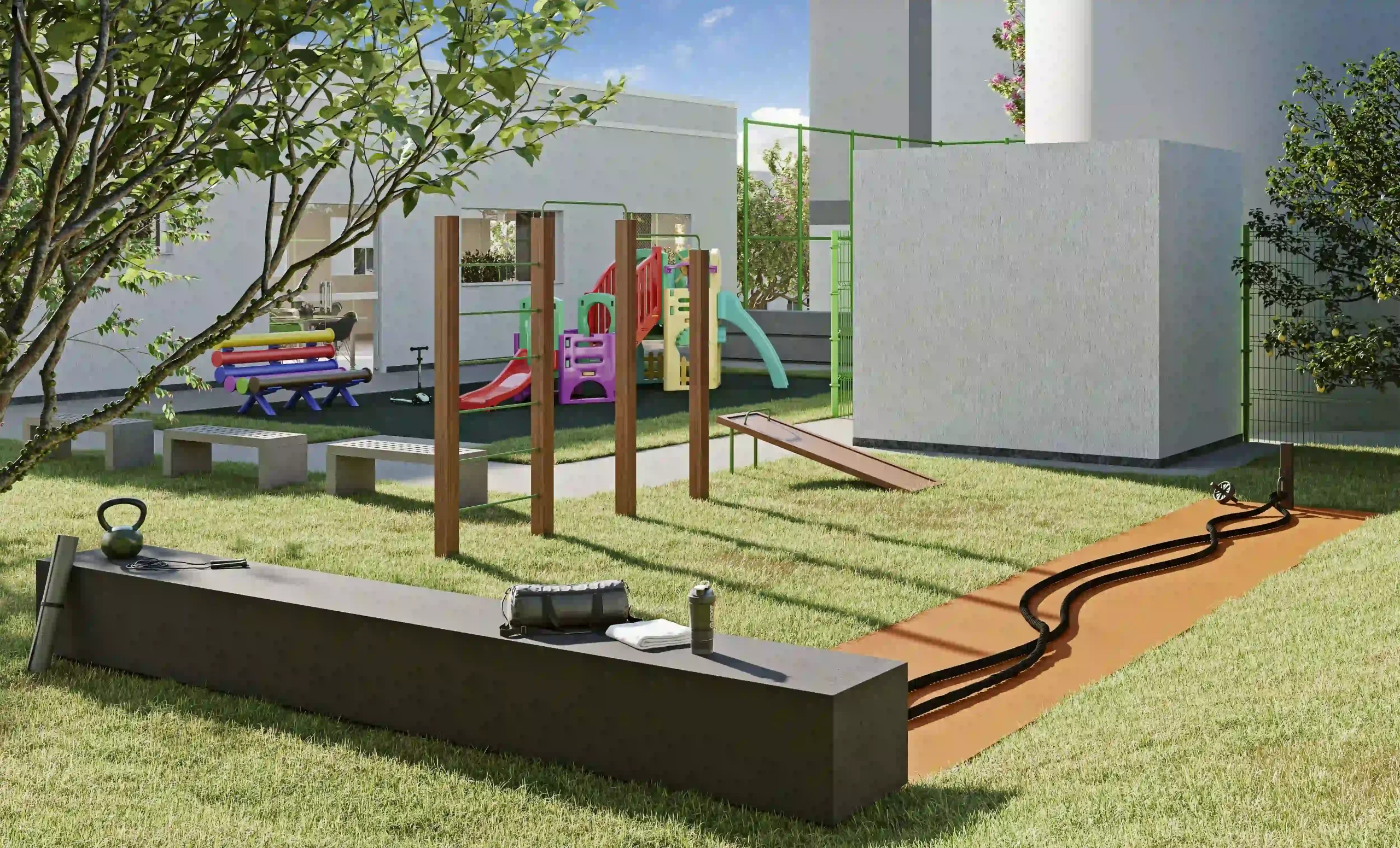 Residencial Tulle - Área de lazer