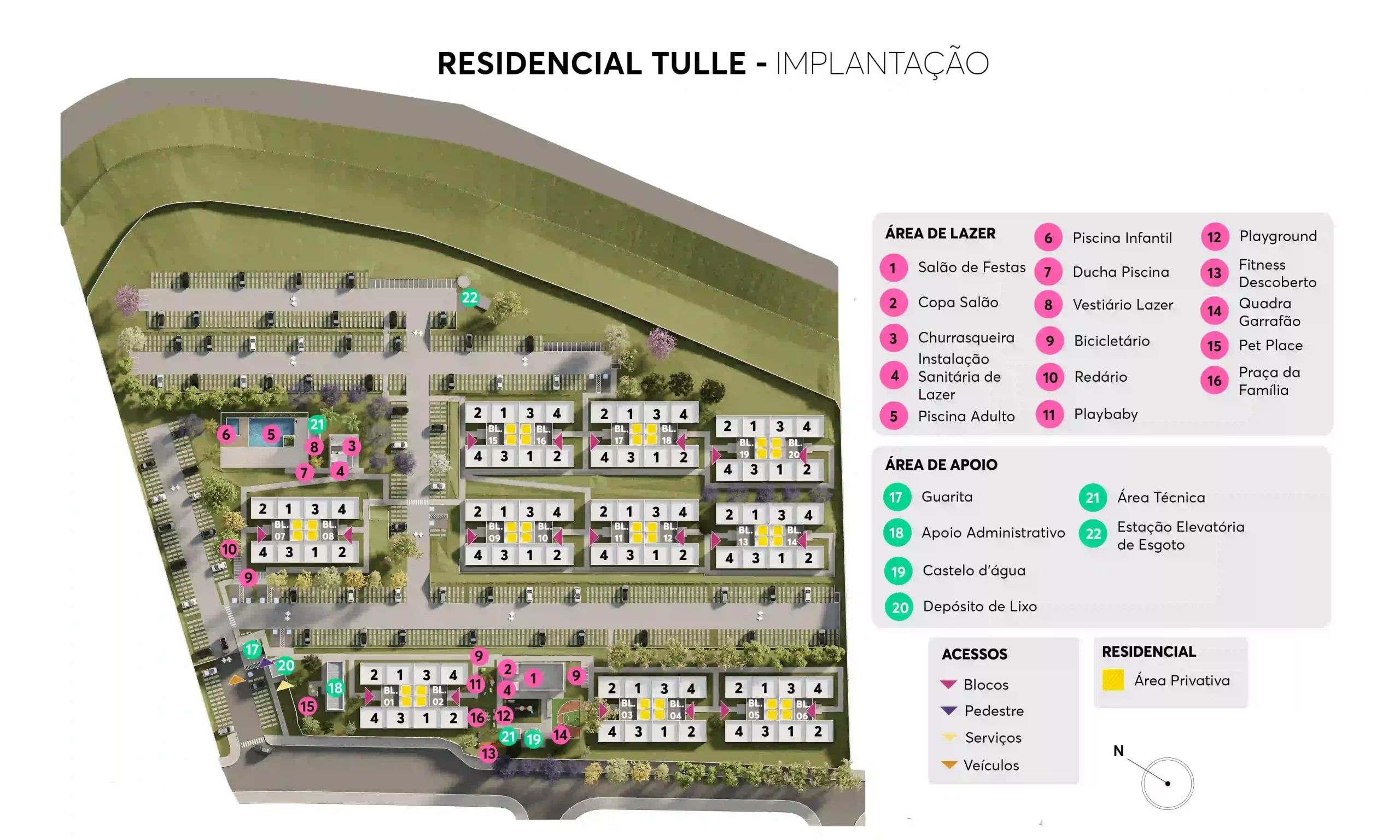 Residencial Tulle - implementação