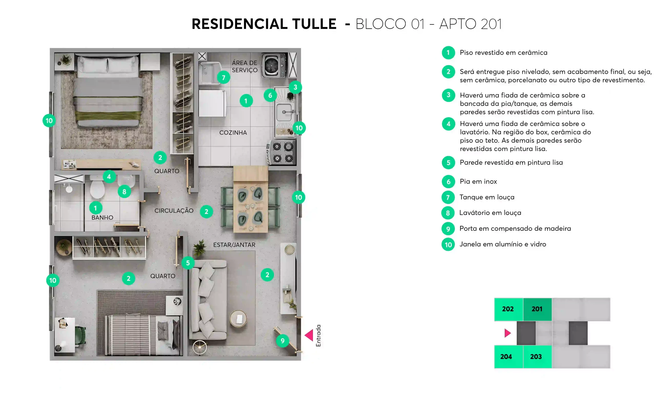 Residencial Tulle - Planta