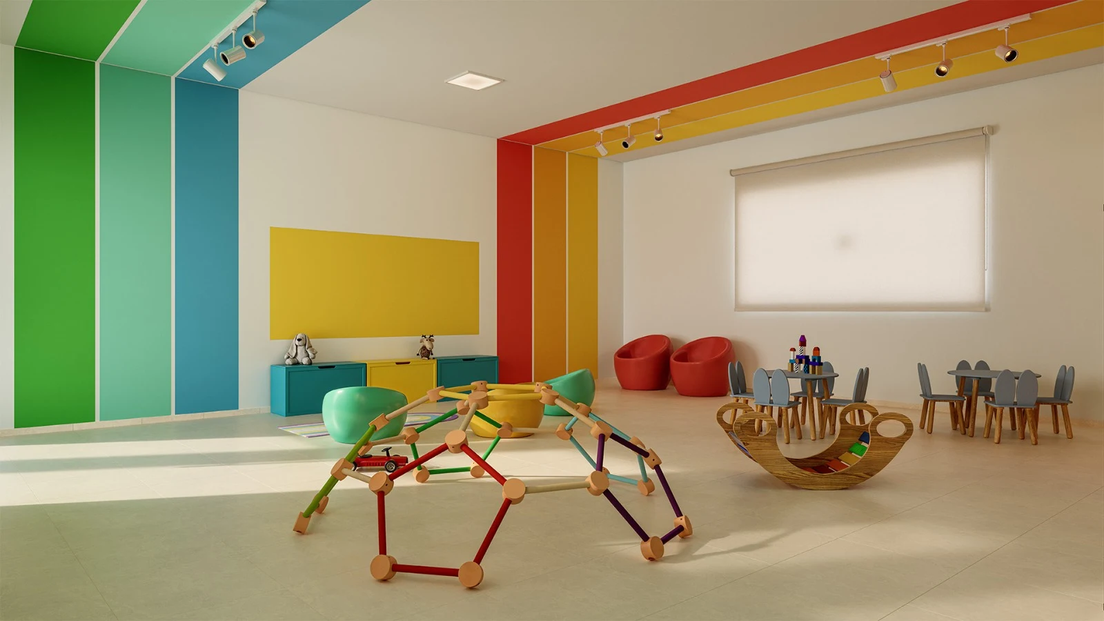 Espaço kids do Caminho dos Alecrins