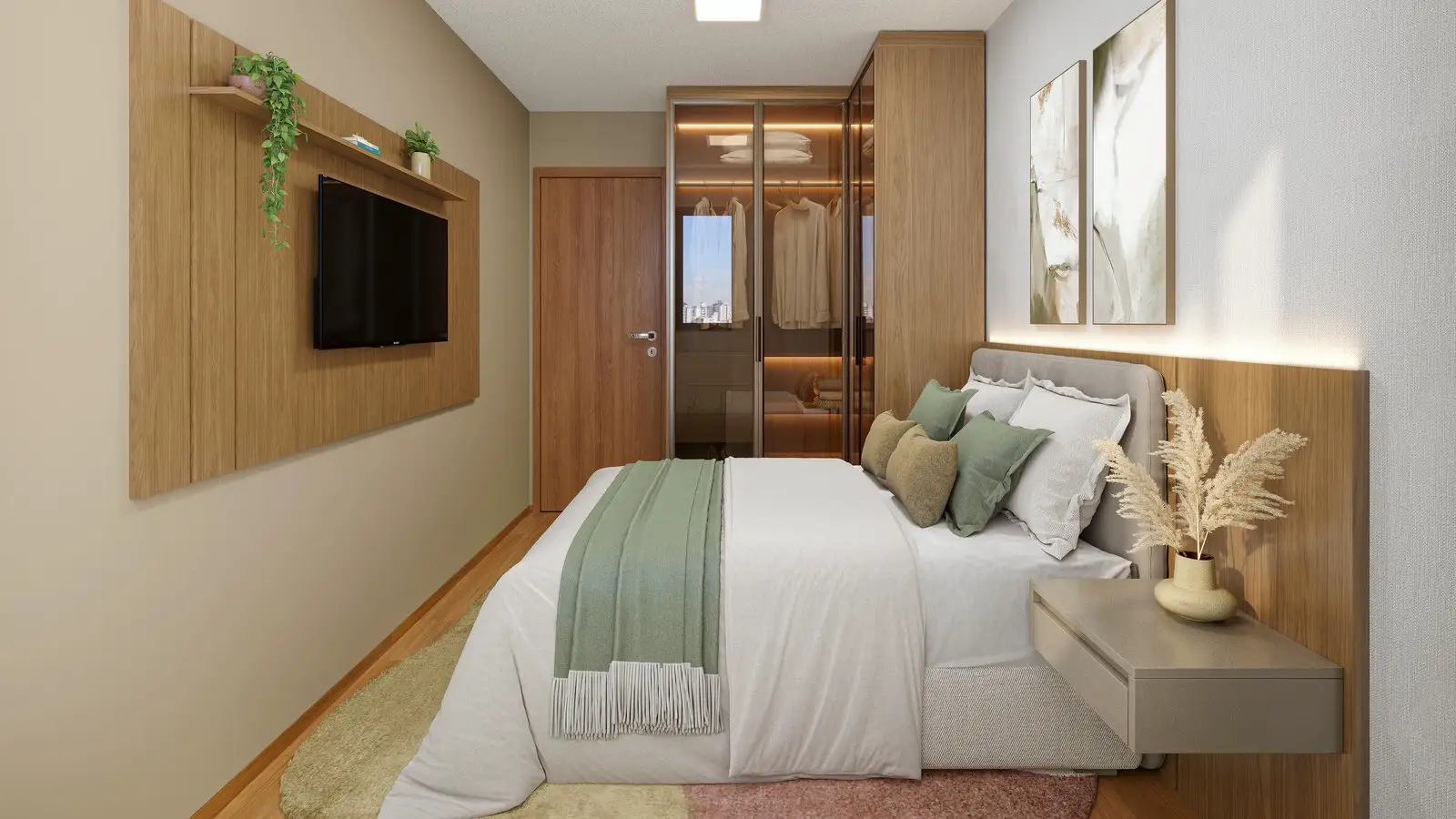 Quarto de casal Campo dos Pampas